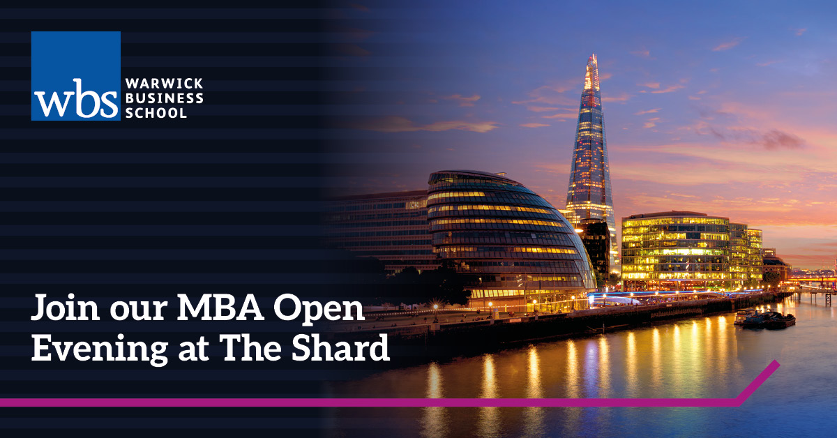 MBA Open Evening at WBS London